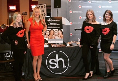 Touch ups & makeup give aways/sh.cosmetics beauty team-giving back to the RED CROSS