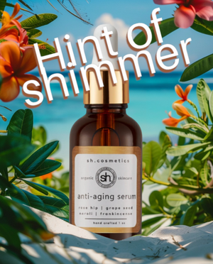 hint of shimmer/anti-aging serum