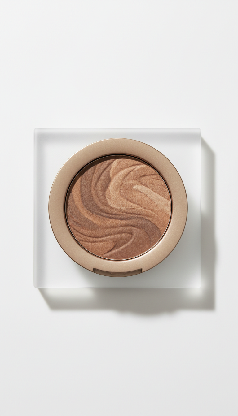 Pressed Bronzer Compact In Satin Finish